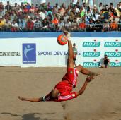 mdjs, beach soccer 2012, haddaoui, sport maroc, football de plage, football